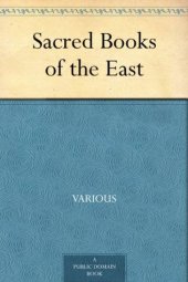 book Sacred Books of the East