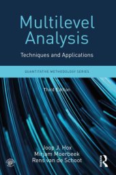 book Multilevel Analysis: Techniques and Applications