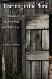 book Learning in the Plural: Essays on the Humanities and Public Life