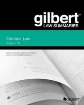 book Gilbert Law Summary on Criminal Law