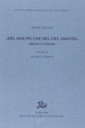 book «Del mar più che del ciel amante». Bruno e Cusano