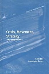 book Crisis, movement, strategy : the Greek experience