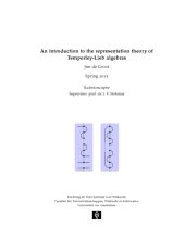 book An introduction to the representation theory of Temperley-Lieb algebras