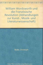 book William Wordsworth und die französische Revolution