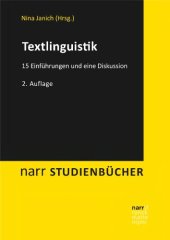 book Textlinguistik 15: Einführungen und eine Diskussion