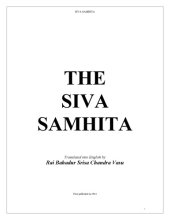 book THE SIVA SAMHITA