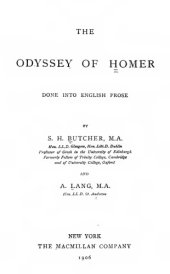 book The Odyssey of Homer, done into English prose by Homer