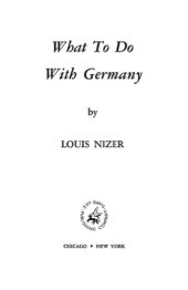 book What To Do With Germany