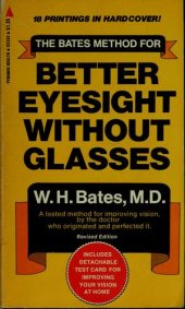 book The Bates method for better eyesight without glasses