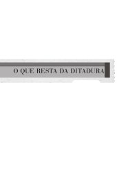 book O que resta da ditadura: a exceção brasileira