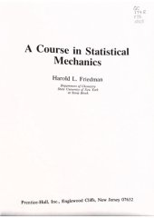 book A course in statistical mechanics