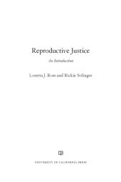 book Reproductive Justice: An Introduction