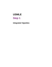 book USMLE Step 1: Integrated Vignettes: Must-know, high-yield review