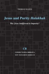 book Jesus and Purity Halakhah