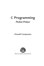 book C Programming Pocket Primer