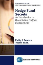 book Hedge Fund Secrets: An Introduction to Quantitative Portfolio Management