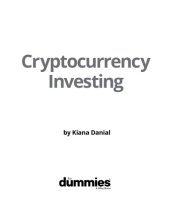 book Cryptocurrency Investing for Dummies