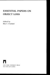 book Essential Papers on Object Loss