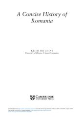 book A Concise History of Romania