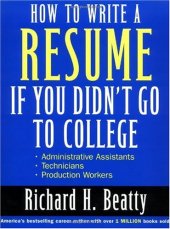 book How to write a resume if you didn't go to college