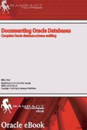 book Documenting Oracle Databases Complete Oracle Database Schema Auditing