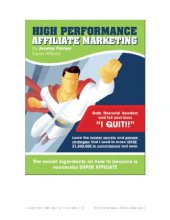 book High Performance Affiliate Marketing