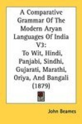 book A Comparative Grammar of Modern Aryan Languages of India