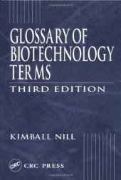 book Glossary of Biotechnology Terms, Third Edition