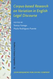 book Corpus-Based Research on Variation in English Legal Discourse