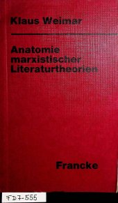 book Anatomie marxistischer Literaturtheorien