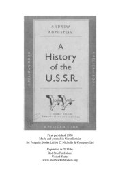 book A History of the USSR