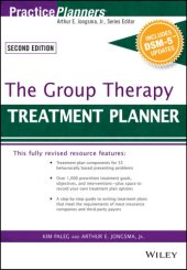 book The Group Therapy Treatment Planner, with DSM-5 Updates