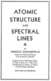 book Atomic Structure And Spectral Lines Vol. I