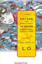 book Excess and Masculinity in Asian Cultural Productions