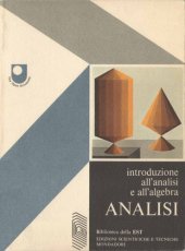 book Introduzione all’analisi e all’algebra. Analisi