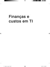 book Finanças e custos em TI