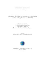 book Automated algorithms for spectroscopic classification of stars and applications to APOGEE