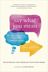 book Say What You Mean: A Mindful Approach to Nonviolent Communication