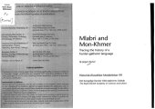 book Mlabri and Mon-Khmer: tracing the history of a hunter-gatherer language