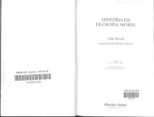 book História da Filosofia Moral