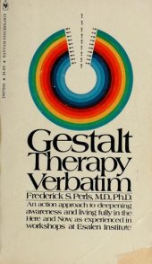 book Gestalt therapy verbatim.