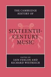 book The Cambridge History of Sixteenth-Century Music