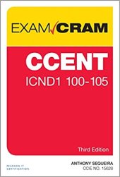 book CCENT ICND1 100–105 Exam Cram, Third Edition