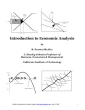 book Introduction to economic analysis