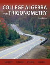 book College Algebra with Trigonometry