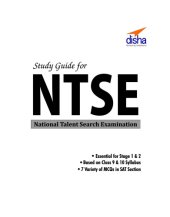 book Study Guide for NTSE (SAT MAT and LCT) Class 10 with Stage 1 and 2 Past Question Bank ebook 9th Edition Disha