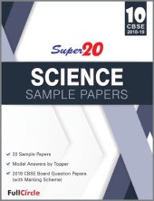 book Super20 Science Sample Papers Class 10th CBSE 2018-19 Jasvinder Kaur Randhawa Full Circle Education