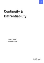 book Continuity Differentiability for IIT JEE Main and Advanced A compact Booklet (Math Book Book 1) P N Tripathi Beeus