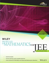 book Wiley s Problems in Mathematics for IIT JEE Main and Advanced Vol I 1 Maestro Series with Summarized Concepts