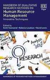 book Handbook of qualitative research methods on human resource management : innovative techniques